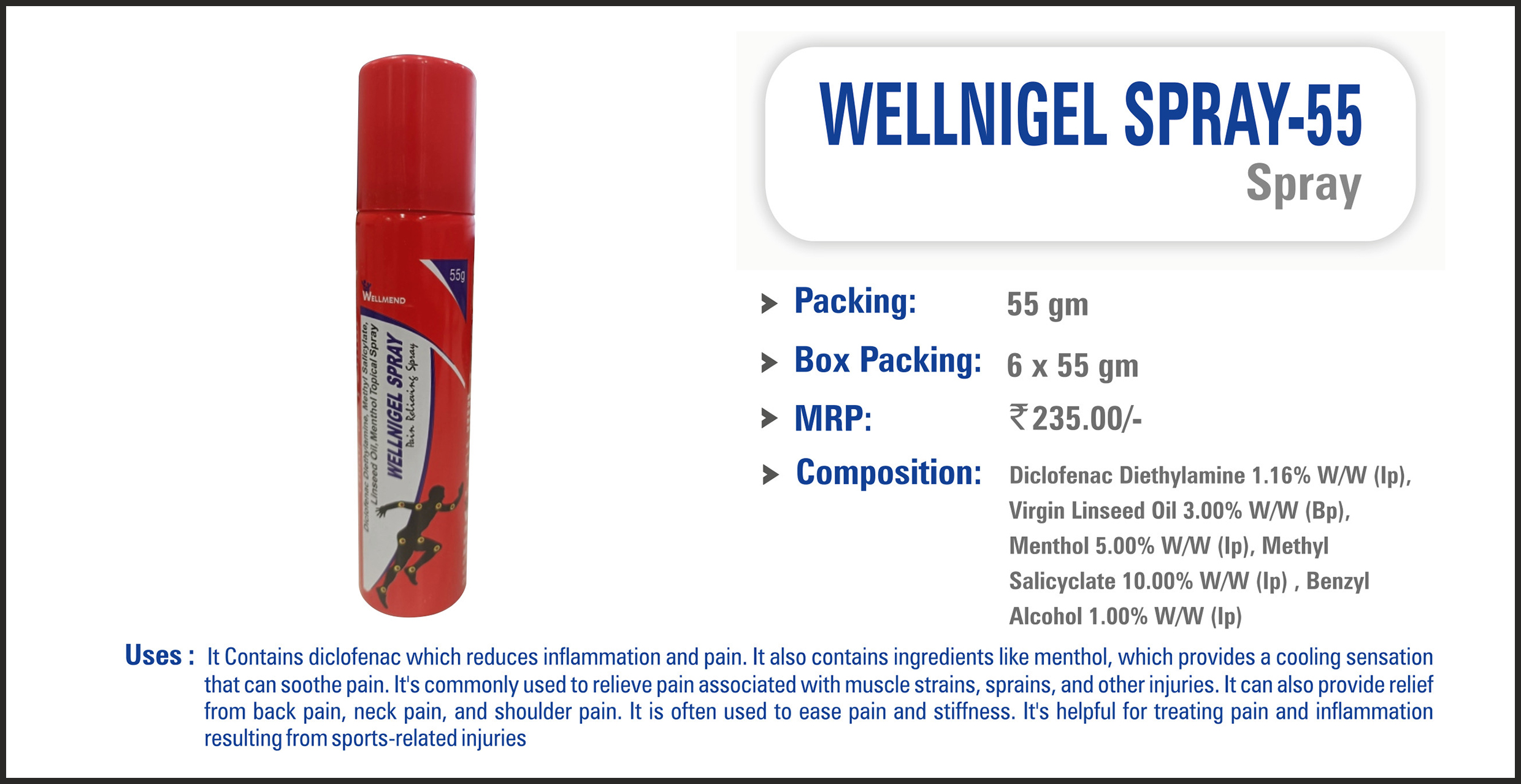 WELLNIGEL-55 Spray