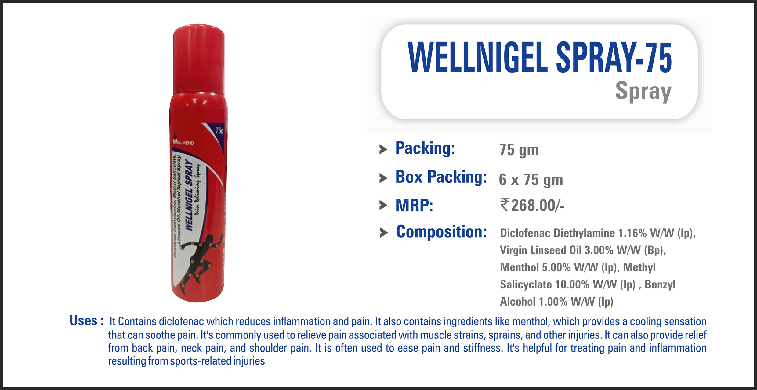 WELLNIGEL-75 Spray
