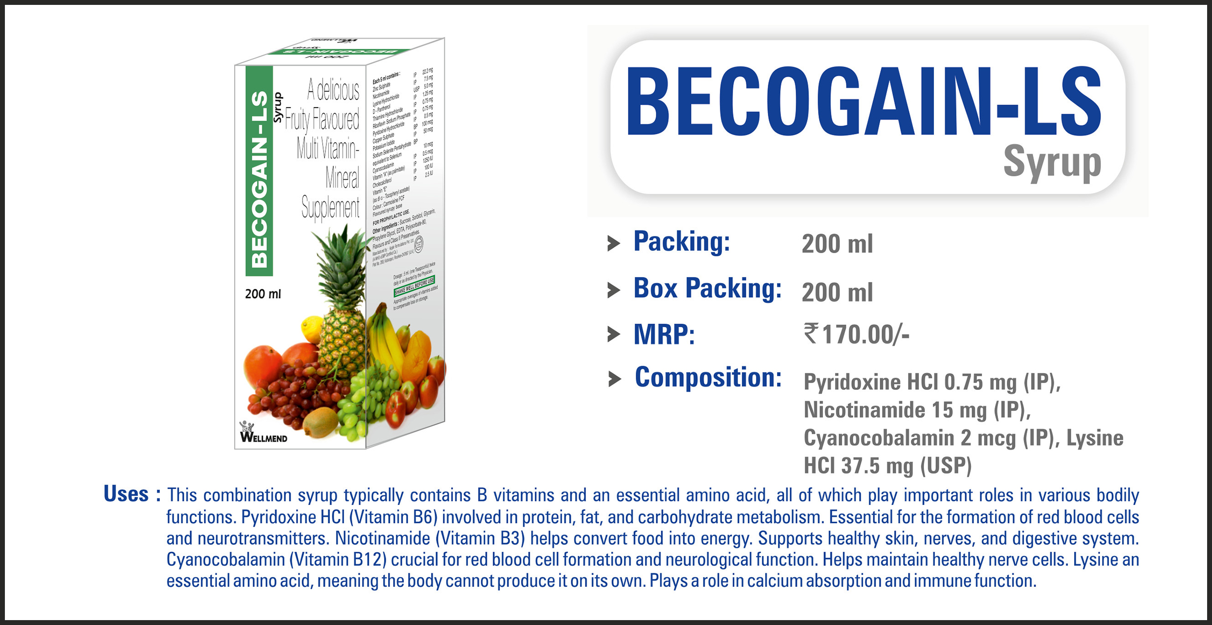 BECOGAIN-LS Syrup